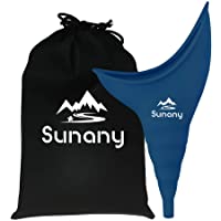 Sunany Urinario Portatil Mujer- Orinal Mujer Embudo De Silicona para Mujeres De Pie para Orinar- Reutilizable Urinario…